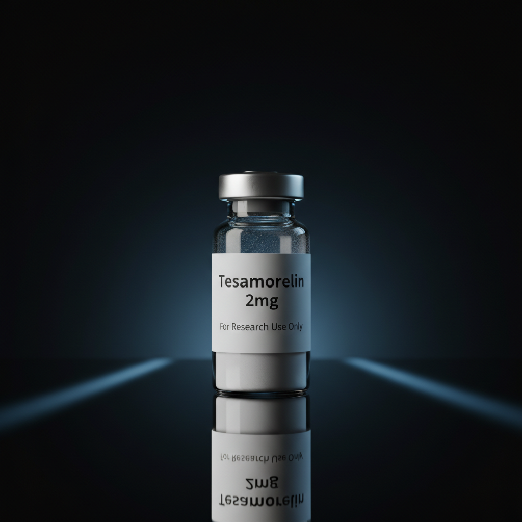Tesamorelin peptide vial