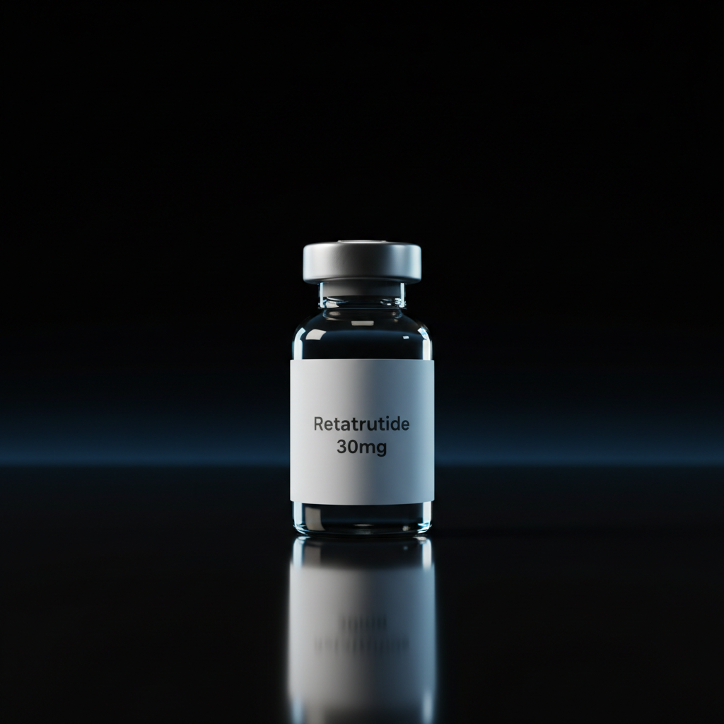 Retatrutide peptide vial